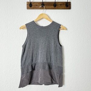 KaufmanFranco sleeveless zip in back vest